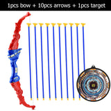Kids Shooting Outdoor Sports Toy Bow Arrow Set Plastic Toys For Children Outdoor Funny Toys With Sucker Gifts Set Kids Toy