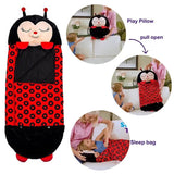 New Large Size Children Sleeping Bag Cartoon Animal Kid Blanket Baby Mattress Quilt Pajamas Children Day Gift Cartoon Pillow