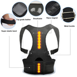 Health Care Back Orthopedic Spine Brace Belt Magnetic Therapy Posture Corrector Corrective Corset Lumbar Support Straight Belt