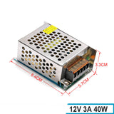 110/220V to DC 12V 12W 24W 36W 50W 60W Switching Power Supply Transformer Light Strip Power Supply