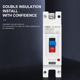 TOMZN 1P DC 250V DC Solar Molded Case Circuit Breaker MCCB Overload Protection Switch Protector For Solar Photovoltaic PV