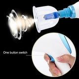 Newly Electric Vacuum Suction Cupping Set Lymph Drainage Pain Relief Massage Therapy Kit 19ing