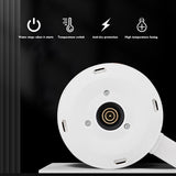 High Boron Glass Electric Tea Kettle, Water Boiler &amp; Heater, 2 L, Auto-Shut off and Boil-Dry Protection, White/Black