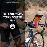 Bicycle Mobile Phone Bag Handlebar-Waterproof Bicycle Mobile Phone Front Frame Installation Bag with Contact Screen