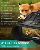 BOBLOV Night Vison Binoculars Night Vision Googles 1080P 400-800M Full Dark 8XDigital Night Vision Scope Hunting
