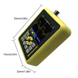 DSO1511G 2.4-Inch Screen Digital Oscilloscope 120Mhz Analog Bandwidth Support Signal Generator Handheld Oscilloscope