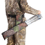 Three tube arrow pot quiver double strap can be shoulder back waist archery arrow archery archery accessories bow and arrow bag