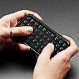 Mini Rechargeable Wireless Bluetooth-compatible Keyboard for iphone 6 6s plus ipad samsung galaxy note 5 android windows tablet