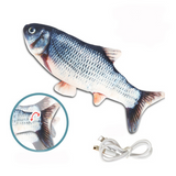Interactive Dogs Toy Funny Electric Wiggling Fish for Dogs Pet Toothbrush Chew Training Puppy Toy Fit For All Pets Dog Molar Toy