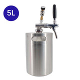 Complete 5L/160OZ Mini Keg System Tailgating Camping Picnic Party Portable Taproom Mini Keg Dispenser Kegerator Kit