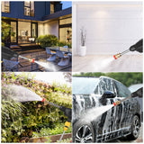 Cordless Pressure Washer 21V 22bar Portable Power Washer Cleaner Battery Powered High Pressure Car Washer Cleaner for Cleaning