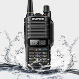 2pcs Baofeng UV-XR 10W High Power IP67 Waterproof Two Way Radio  Dual Band Handheld Walkie Talkie for Hunting UV-9R UV-9R plus