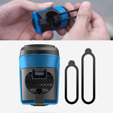 CYCLINGBOX Bike Bell 125dB Loud Anti-Theft Bicycle Electric Horn Portable USB Charging Alarm Waterproof for MTB Mountain Bike