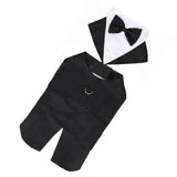 Dog Formal Wedding Shirt Cotton Tuxedo Pet Fashion Suit for Cosplay Wedding