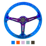 14'' Racing Steering Wheel for Race Car Car Interior Trim Modification Drifting Steering Wheel Accessories