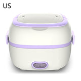 Multifunctional Electric Lunch Box Mini Rice Cooker Food Heater Steamer Cooking