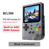 NewZUIDID NEW RG300 Retro Game Console IPS Screen 5000 Video Games 64G FW OS Tony 2.2 System Portable Handheld Consola Player