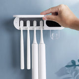 ECOCO Electric Toothbrush Holder Strong Load Bearing Toothpaste Dispenser Smart Bathroom Storage Box Accessories