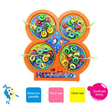 Kids Fishing Toys Go Fishing Game Educational Toy Electric Music Rotating Catch Magnetic Fish Hand-eye Training Toy Montessori
