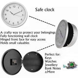 Wall Clock Safe Box Creative Vintage Hidden Secret Storage Box for Cash Money Jewelry Home Office Security Clock Style Safes