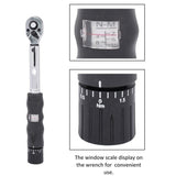 Dropship-1/4Inch 2-14Nm Torque Wrench Set Bicycle Repair Tools Kit Ratchet Machanical Torque Spanner Manual Torque Wrench
