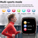 P20 Watch Smart Air Pump Airbag Oscillometric Blood Pressure Measurement Body Temperature Heart Rate Sleep Monitor Smartwatch