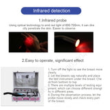 Infrared Detector for Mammary Gland Gynecology Infrared Breast Examination Lamp Equipment High Quality Skin Analyzer Massage