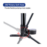 120PSI Mini Bike Pump Bicycle Pump Bicycle Air Pump Fits for Presta Schrader Valve Manual Changing High Pressure Pump inflator