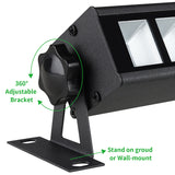 30 LED Black UV Light black 30W Bar Glow In The Dark Party Supplies for Christmas Blacklight Party Birthday Wedding Stage Lights