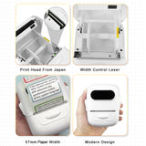 P50 Label Maker Machine Pocket Labeler Portable Thermal Sticker Printer 20-57mm label Width Support Wireless BT Connect