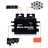 400/600W Solar Grid Tie Micro Inverter WiFi Control Automatic Identification DC to AC Solar Inverter 220V Portable Solar Inverte