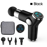 Mini LCD Massage Gun 32 Speed Touch Screen Deep Tissue Percussion Muscle Mini Massager Fascial Gun For Pain Relief Body Massage