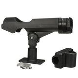 High Quality 360 Degree Adjustable Black Durable Stainless Steel Telescopic Fishing Rod Fishing Bracket Fishing Supplies