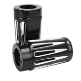 CNC Cut Black Billet Aluminum Fork Boot Slider  For  84-2013