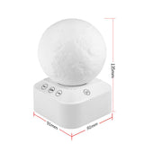 White Noise Machine Sleep Colorful Light Music Sleep Aid Therapy Sound Machine For Baby Adult Night Light Volume Remote Control