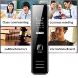 Activated Portable MP3 Player Mini Voice Recorder Zinc Alloy Pen Digital Long Distance Audio HD Noise Reduction Handheld