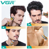 Full metal Cordless Hair Trimmer Professional Beard Hair Clipper For Men Grooming Electric Machine Rechargeable Haircut
