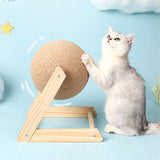 Cat Scratching Ball Toy Kitten Sisal Rope Ball Board Grinding Paws Toys Cats Scratcher Wear-resistant Pet Furniture Supplies
