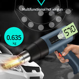 MOYOTEC 1500W Hot Air Gun Digital LCD Display Electric Hot Air Gun Industrial Thermoregulator Electric Heat Guns