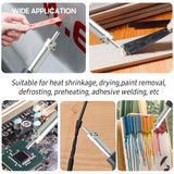 Heat Gun 420W Hot Air Gun Adjustable Temperature &amp;amp; Air Flow Industrial Heat Gun for DIY Craft Heat Shrinkage Drying Paint