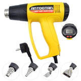2000W 220V EU Industrial Electric Hot Air Gun Thermoregulator Heat Guns LCD Display Shrink Wrapping Thermal  power tool