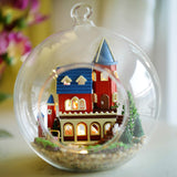 CUTEBEE Doll House Miniature DIY Dollhouse With Furnitures Wooden House For Children Birthday Gift Mood for Love Toys   B015