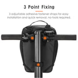 7.3L Bike Handlebar Bag Waterproof Bicycle Front Bag Cycling Basket Bag Scooter Handlebar Bag Accessory with Water Bottle Holder
