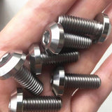 Dropship-4Pcs M6 Titanium Screw for Bike Motorcycle Disc Brake Hex Socket Fasteners Modification Screws M6X15mm