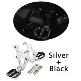 Silver Motorcycles Footrest Foot Pegs CNC Footpegs for Honda XADV750 XADV 750