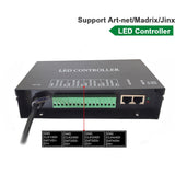 H802RA 4 Ports (4096 Pixels) Artnet Controller DMX Artnet Controller WS2801 WS2811 Artnet Madrix Pixel Controller for LED Light