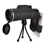 Monocular Cellphone Monocular Kit Telescope Phone Clip Tripod Bag Accessory With Lanyard 40 Times