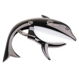 Durable Dolphin Shape Capo Quick Release Tune Clamp for Guitar Lovers