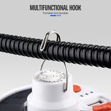 Solar Camping Lamp,Portable Tent Lamp With Hanging Hook,Remote Control Camping Lantern,For Emergencies,Camping,Hiking