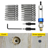 20pcs Professional Multi-functional Allen Wrench Tools Bits Drill Driver Screwdriver Head Set Portable Countersunk HSS Hard